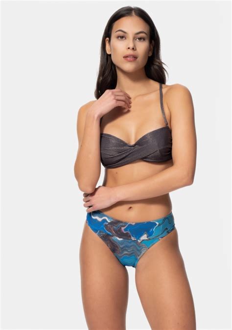 Top De Bikini Liso Sostenible Para Mujer TEX Ofertas Carrefour Online