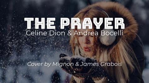 The Prayer Celine Dion And Andrea Bocelli Cover Lyrics Youtube