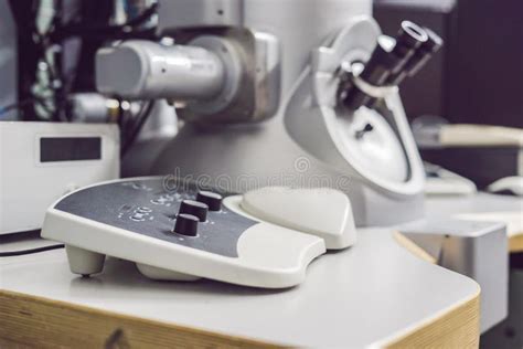 Transmission Electron Microscope In A Scientific Laboratory Stock Image