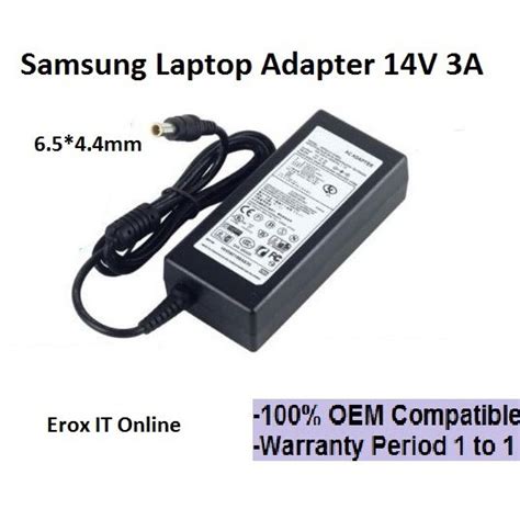 SAMSUNG MONITOR 14V 3A 6 5 4 4mm 42W Ac Power Adapter Charger With 3