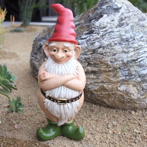 The Famous Naked Gnome From Exhart Cheer Up Gifts Halloween Gifts First Halloween