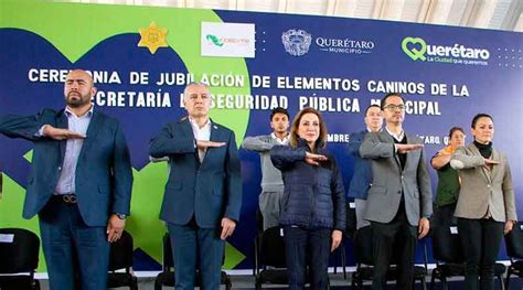 SSPMQ Reconoce Labor De Elementos Caninos El Municipal Qro