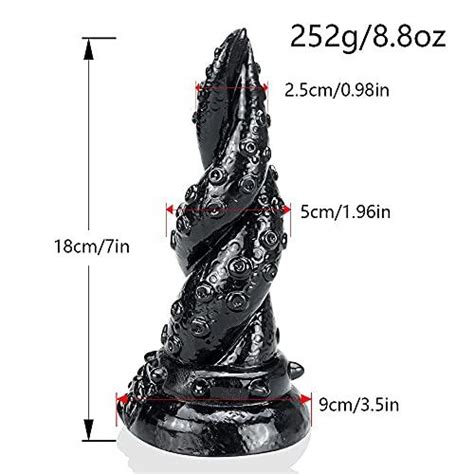 Consolador Anal Negro Con Ventosa Consolador Ultrasuave Para Mujeres Hombres Uso Manos Libres