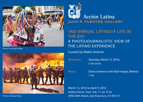 Exhibición de Fotografía Vida Latina en la Bahía Accion Latina