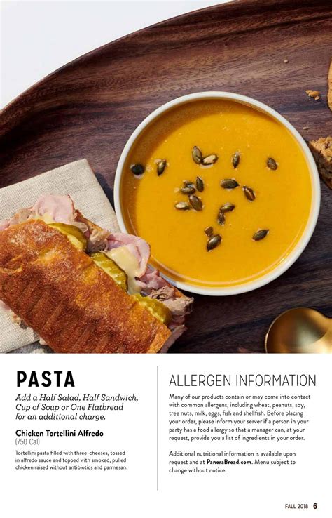 Panera Bread Deals and Menu Specials