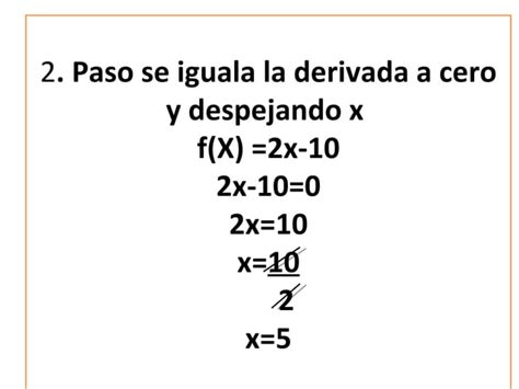 Aplicaci N De La Derivada Ppt