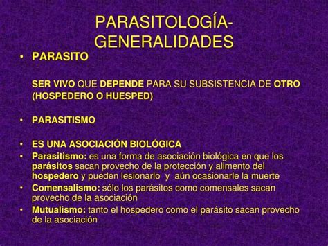 Ppt Parasitolog A Generalidades Powerpoint Presentation Free