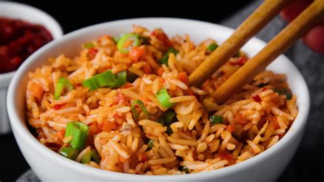 Indo Chinese Schezwan Fried Rice