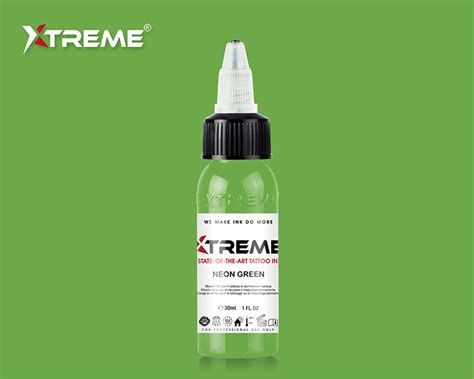 Neon Green Xtreme Ink Tattoo Inks Worldwide Tattoo Supply