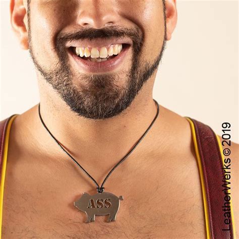 Cockeye Kink ASS Pig Tag LeatherWerks