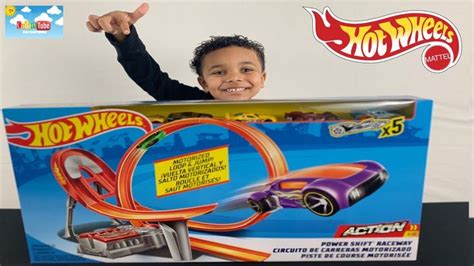 Hot Wheels Power Shift Raceway Track Race Vehicles Set Toy Review Hot Wheels Hot