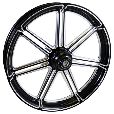 Harley Davidson Black Contrast Breakout Motorcycle Wheels Valor