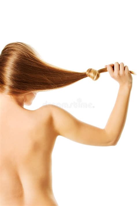 Girl With Long Blond Human Hair Stock Image Image Of Style Isolated