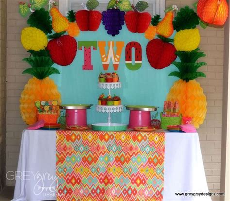 Fruit Birthday Party Ideas Photo 36 Of 50 Fruit Birthday Party