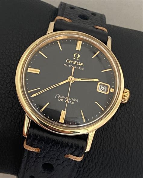 Omega Seamaster De Ville Automatic 18kt Goldsteel 166020 Herren