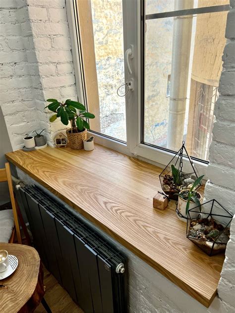 Подоконник из шпона ясеня в интернет-магазине Ярмарка Мастеров по цене ...