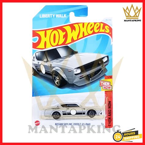 Hot Wheels Nissan Skyline 2000GT R LBWK Grey 2024 Then And Now 1 10 Hotwheels Lbwk Kenmeri