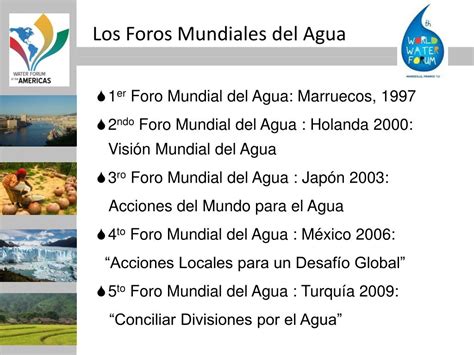 Ppt Foro Mundial Del Agua Y El Foro Del Agua De Las Américas Wfa Powerpoint Presentation