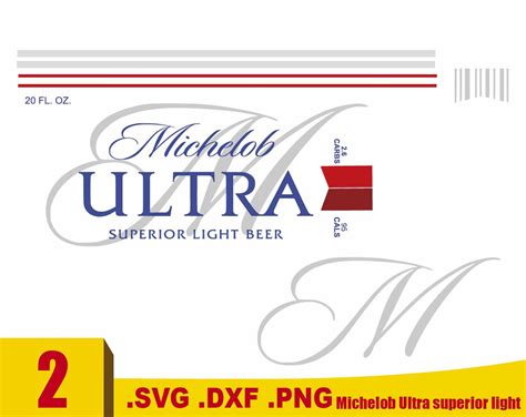 Michelob Ultra Superior Light Svg Michelob Ultra Beer Svg Inspire