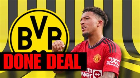 BREAKING Jadon Sancho Signs With Dotmund YouTube