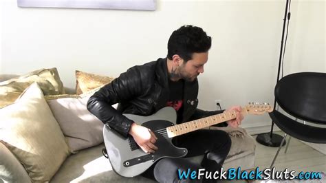 Curvy Black Babe Sucking Cock