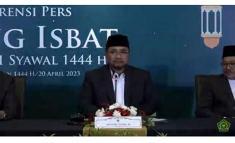 Idul Fitri 1444 H Ditetapkan Pemerintah RI Jatuh Pada Sabtu 22 April 2022