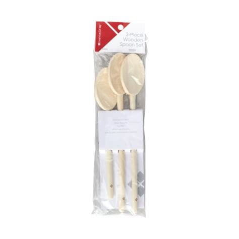 Everyday Living® Wooden Spoon Set 3 Ct Frys Food Stores