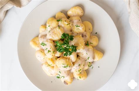 Ñoquis con salsa de queso Flor de Burgos