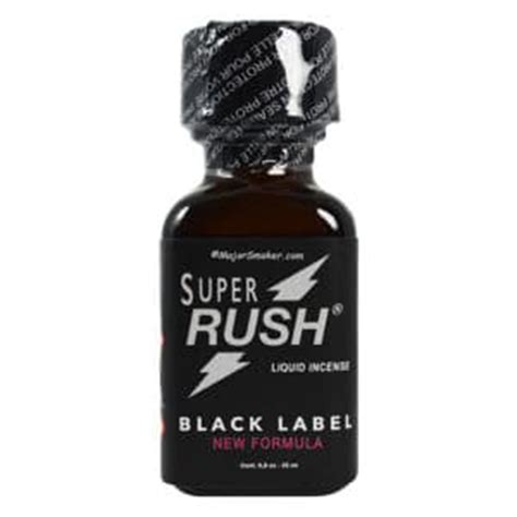 Pwd Factory Super Rush Black Label Amyl Poppers Ml Inderwear