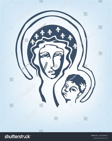 Our Lady Czestochowa Over 2 Royalty Free Licensable Stock Vectors