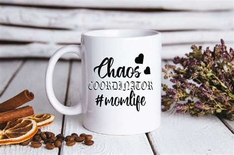 Chaos COORDINATOR Momlife SVG Design Graphic By Samesh Chakma