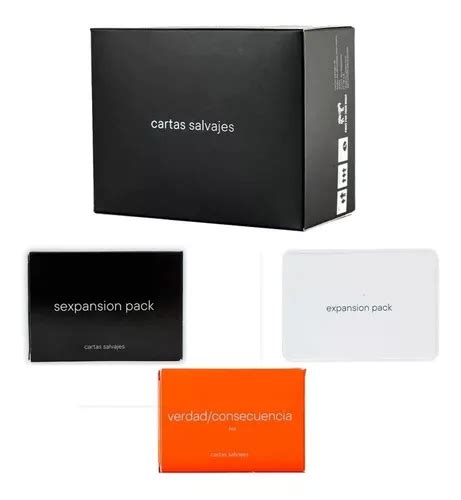 Combo Juego Cartas Salvajes Expansiones Clasica Sex Hot