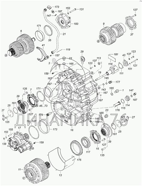 Схема раздатки камаз 59 фото