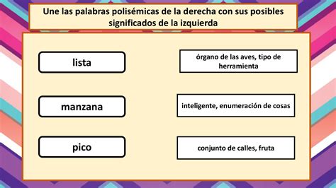 PALABRAS POLISÉMICAS Actividad comprensión lectora