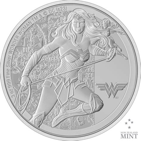 Dollar Classic Superheroes Wonder Woman Niue Island Oz Silber