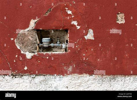 Water Meter Outside A House Stock Photo Alamy