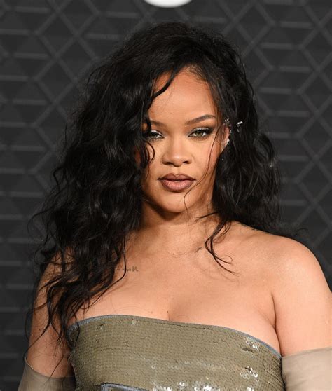 Rihanna Wore A Blinding Sequined Two Piece Set To The Club At Art Basel