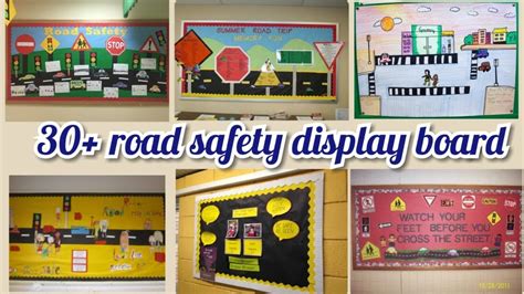 Road safety display board ideas | Notice board on road safety traffic ...