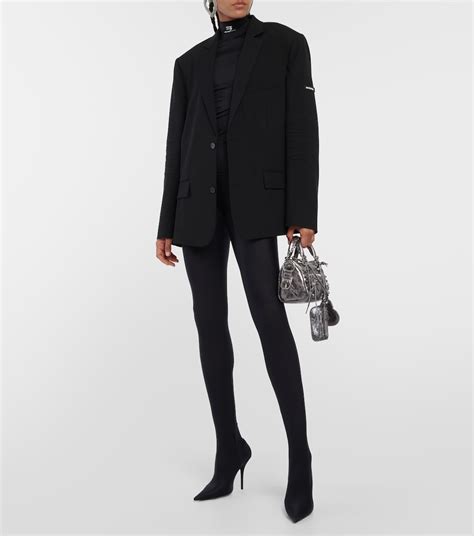 Wool Blazer In Black Balenciaga Mytheresa