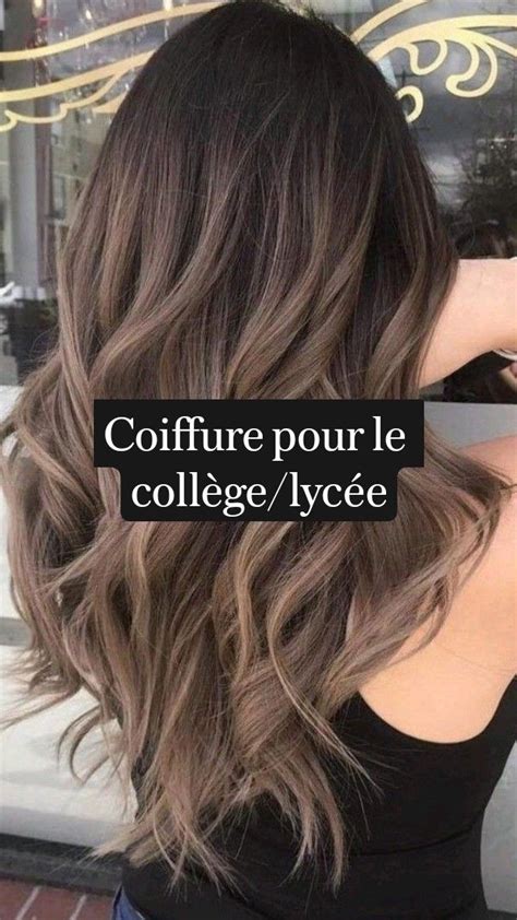 Coiffure pour le collège lycée en 2022 Idee coiffure facile Coiffure