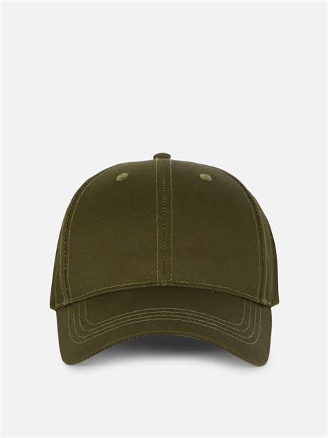 Men's Olive Essential Baseball Cap | Primark
