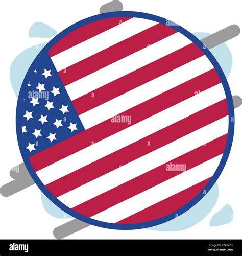 Colored Memorial Day Concept Poster Vector Illustration Stock Vector