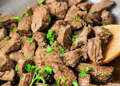 Steak Bites Homemade Marinade Lil Luna