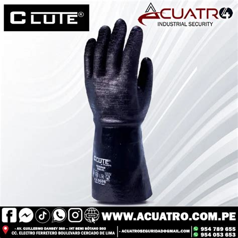 Guantes De Seguridad Neoprene De Pulg Palma Corrugada Acuatro