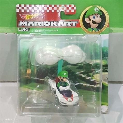 Promo Hot Wheels Mario Kart Luigi P Wing Cloud Glider Diskon Di Seller Indah Toys Store