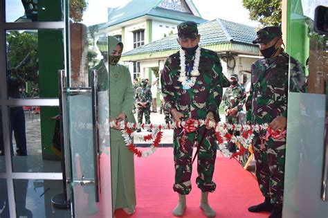 Pangdam II Sriwijaya Mayjen TNI Irwan Resmikan Masjid At Taqwa Korem