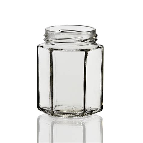 Ml Hexagonal Glass Jar Berlin Packaging Alpack