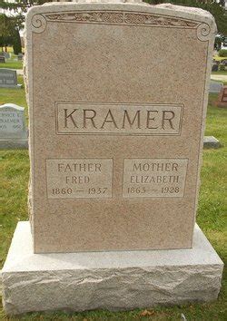 Fred Kramer 1860 1937 Memorial Find A Grave