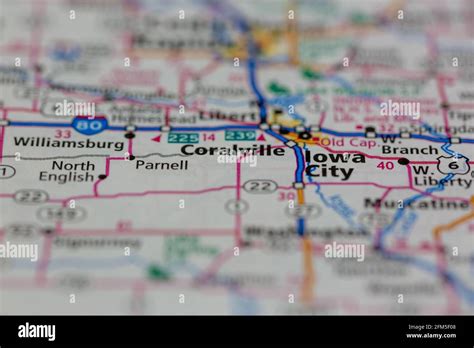 Map of coralville hi-res stock photography and images - Alamy