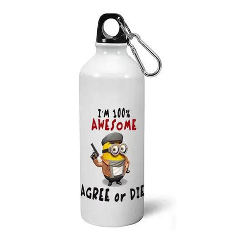 500ml White Aluminum Bottle Sleek And Eco Friendly